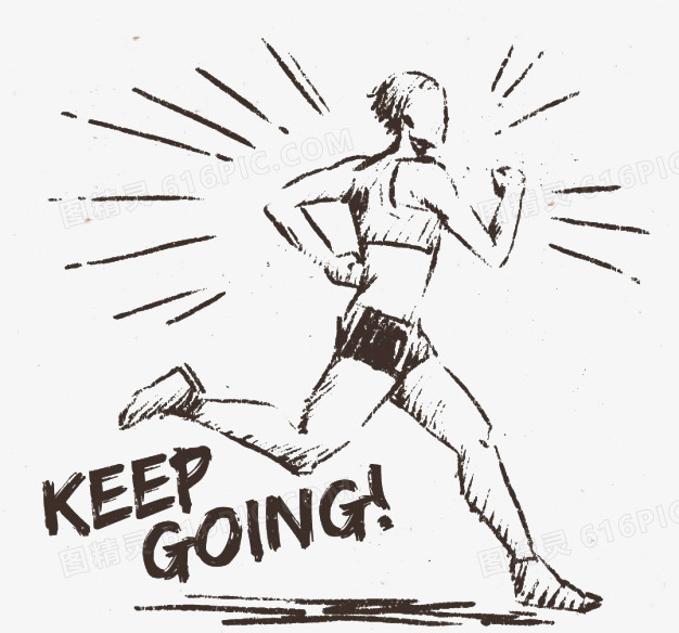 关键词:女人跑步运动感运动风运动手绘图精灵为您提供女人的素描与