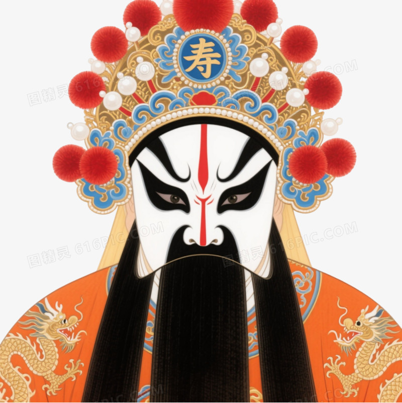 京剧净角脸谱传统工笔元素图片免费下载_PNG素材_编号1l0iylrwo_图精灵