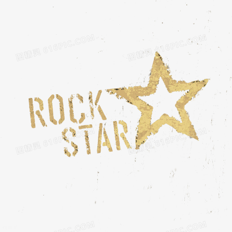 rockstar摇滚字体设计