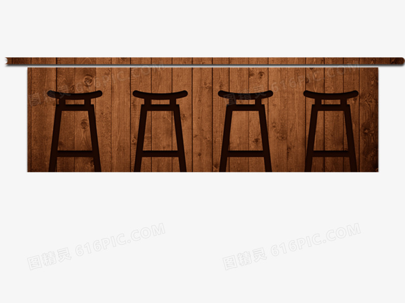 木质吧台