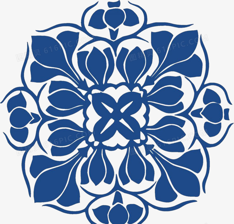 青花装饰图案