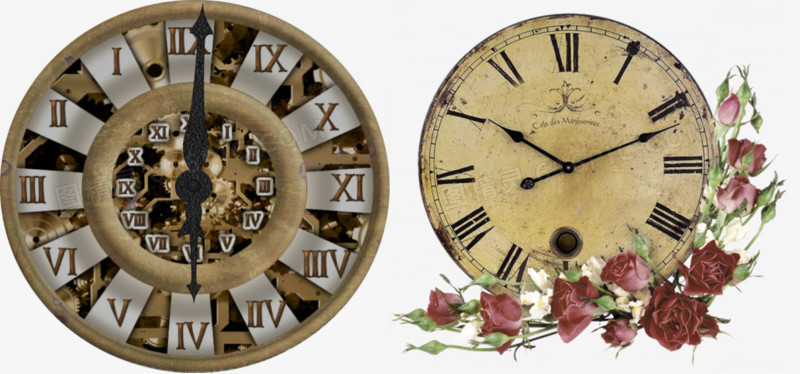复古镂空欧式挂钟和花边装饰挂钟