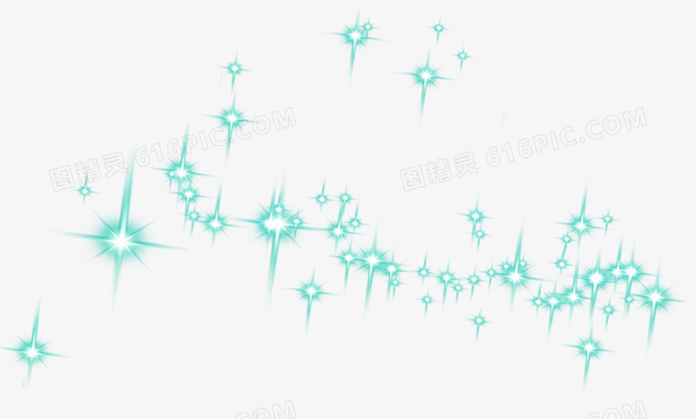 蓝色光点