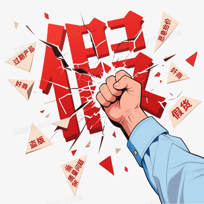 蓝袖拳头击碎假字插画元素图片免费下载_PNG素材_编号1kxig5lnk_图精灵