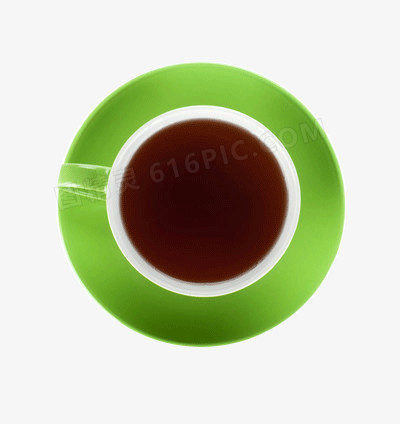 俯视的茶杯