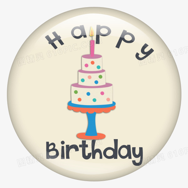 生日蛋糕按钮