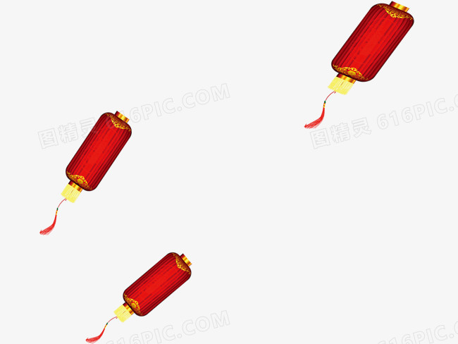 红色孔明灯