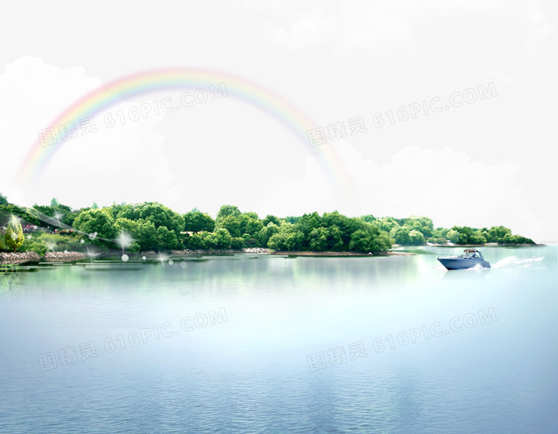 彩虹湖景