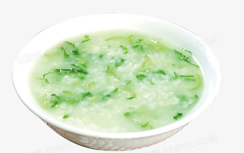 青菜米粥