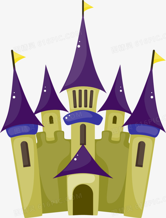 紫色暗黑系列城堡