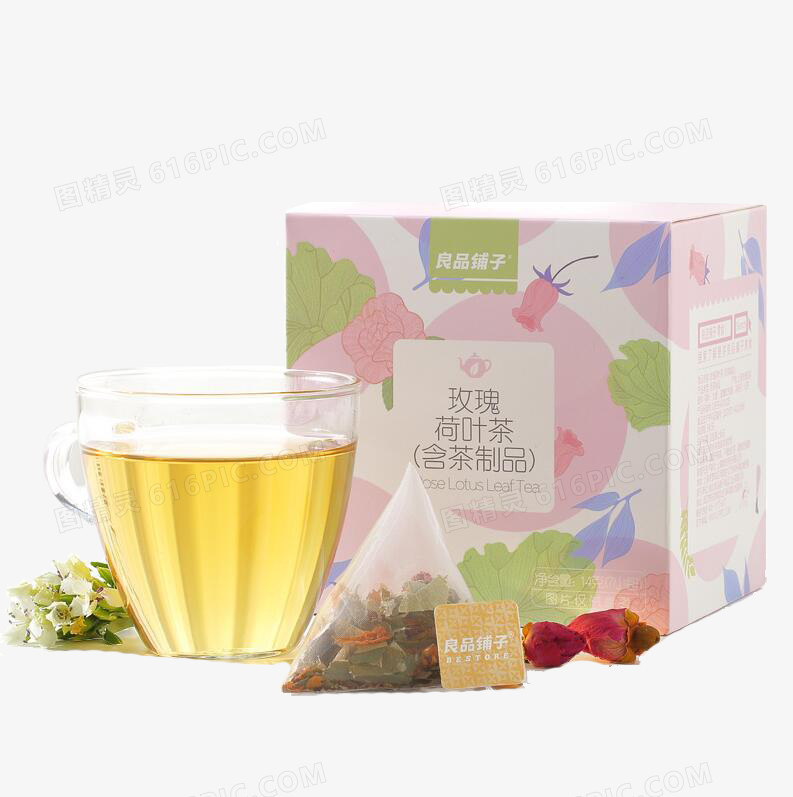 良品铺子玫瑰荷叶茶