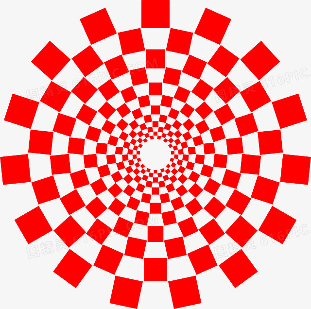 红色螺旋图