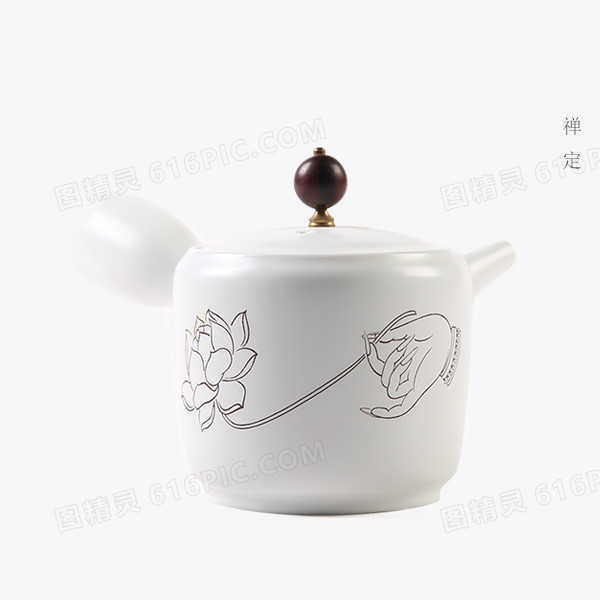 陶瓷泡茶茶壶-禅定