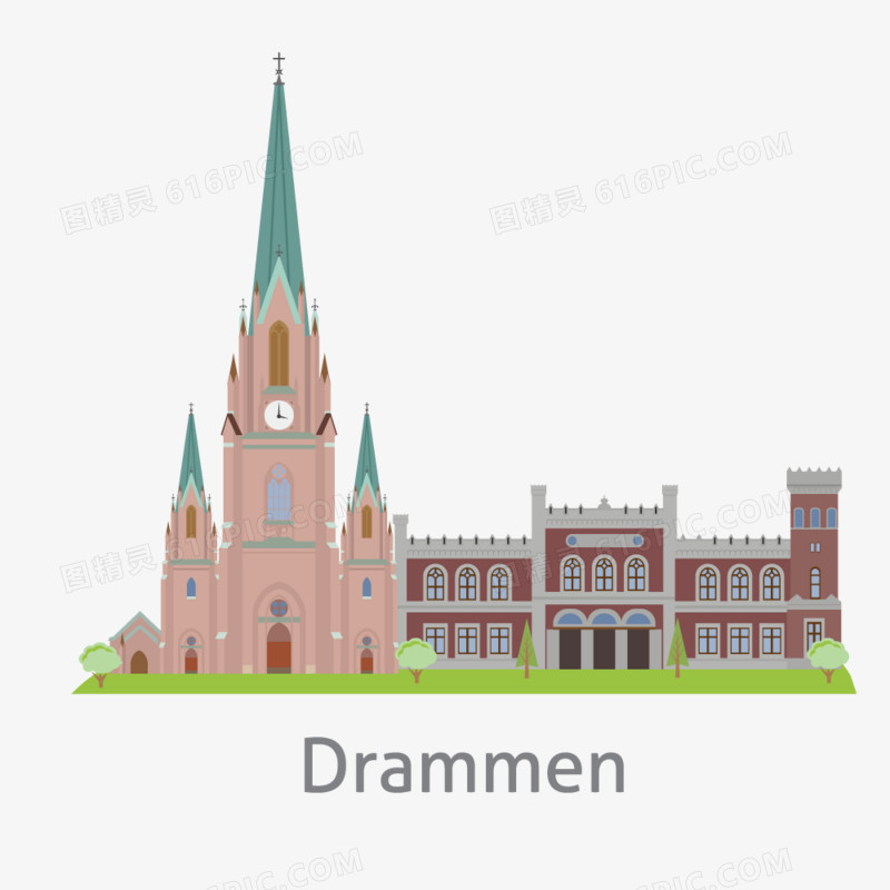 drammen挪威城市建筑