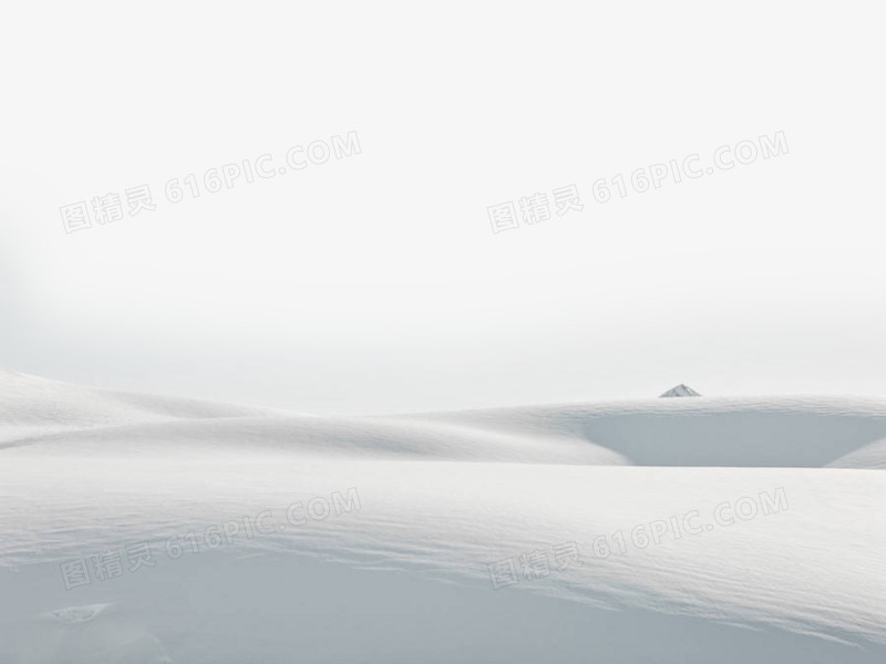 如绘画般的雪山风景