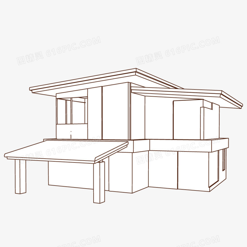 矢量高楼建筑模型