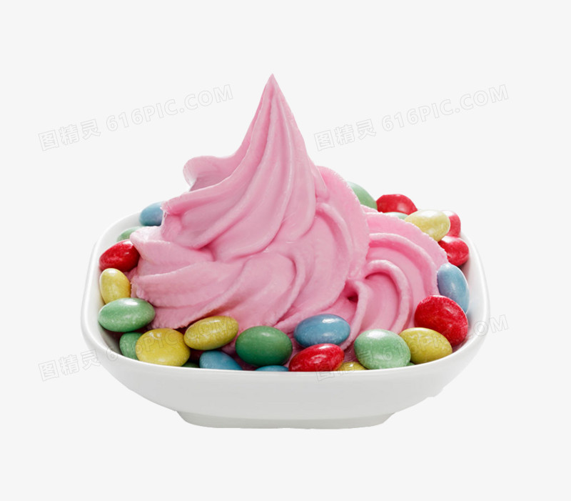 彩虹糖冰淇淋