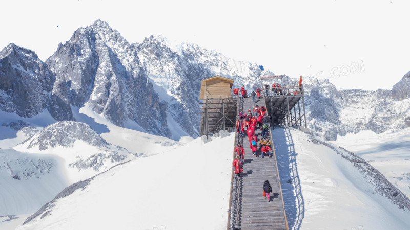 云南玉龙雪山风景