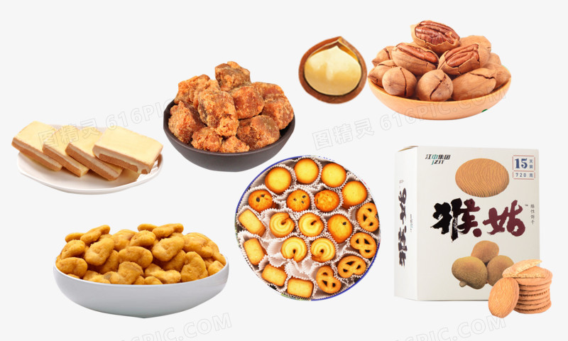 各种小食品   饼干