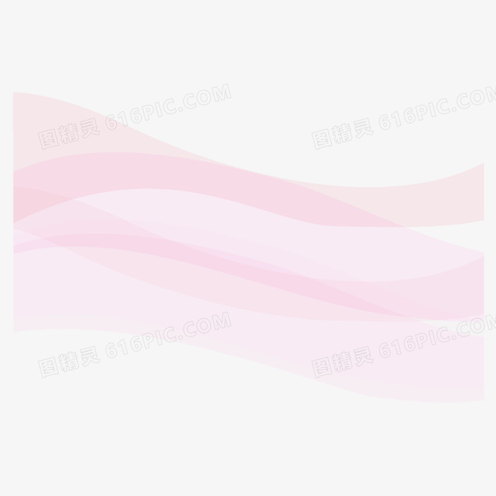 粉色透明飘带