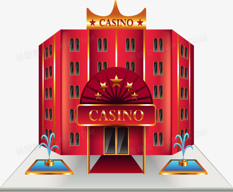 赌场建筑立体图案