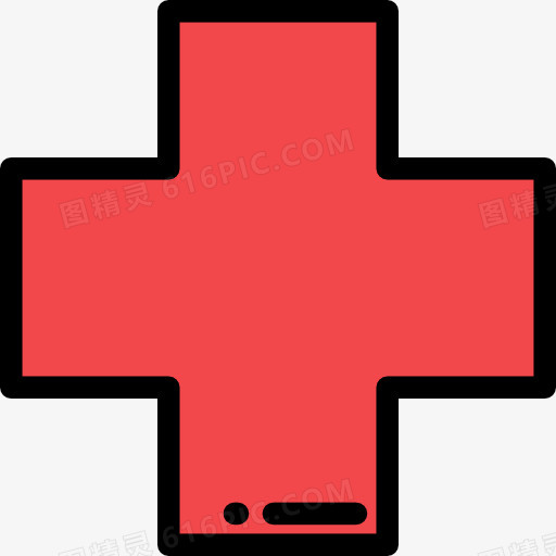 一个红十字标志
