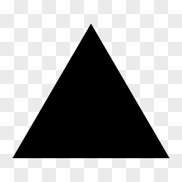 形状三角形等边黑色默认图标