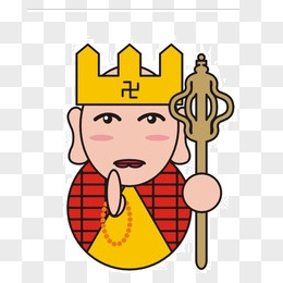 卡通可爱西游记唐僧
