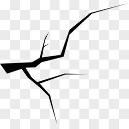 创意裂痕黑色数字十