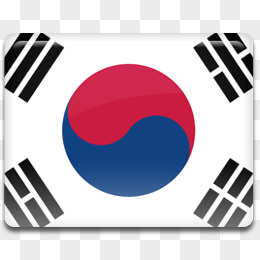韩国国旗图标png韩国国旗pngai手绘卡通装饰png韩国国旗免扣素材png