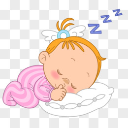 宝宝睡觉的图标png睡觉的卡通宝宝png人口日婴儿睡觉喝奶手绘卡通元素