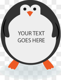 卡通可爱企鹅主题框