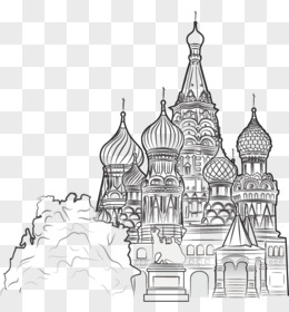 白俄罗斯建筑绘画图片