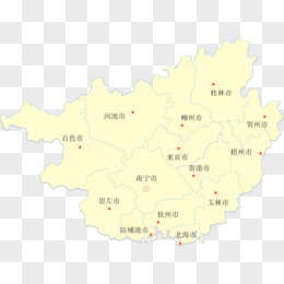 广西矢量地图