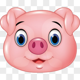 猪头可爱 卡通形象图片