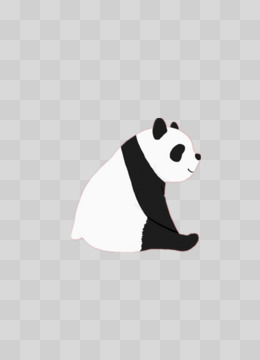 熊猫滚动素材图片
