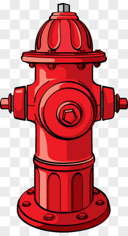 卡通手绘消防栓png灭火器消防卡通矢量扁平素材插画pngai卡通公共消防