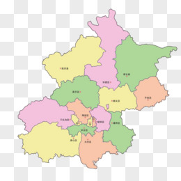 金色北京地图