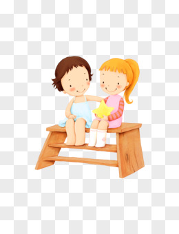 卡通女孩坐着凳子上吃月饼pngpsd板凳pngeps坐在凳子上的小男孩png坐