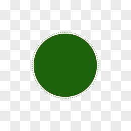 绿色圆形透明花环