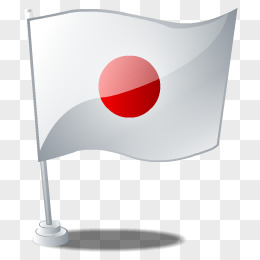 日本国旗卡通图片