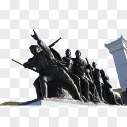 六盘山红军长征纪念广场雕塑图片