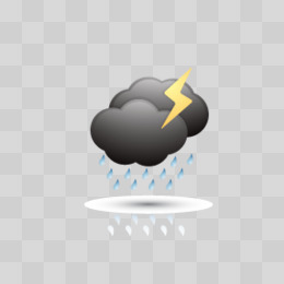 云闪光灰色雨风暴雷雨天气天气预
