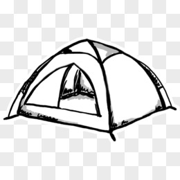 手绘帐篷太阳旅野营