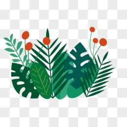 手绘绿色植物装饰矢量图元素pngai绿色手绘卡通植物草丛免抠元素png