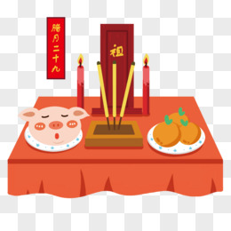 祭拜祖先图片卡通图片