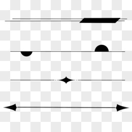 黑白简约下划线元素