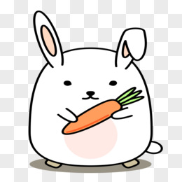 小兔子吃萝卜矢量免抠元素pngai胡萝卜png卡通白萝卜png卡通萝卜蹲