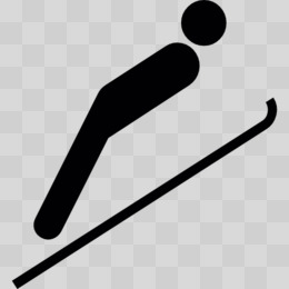 跳台滑雪标志图片