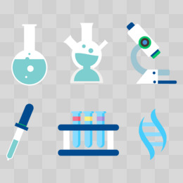 矢量化学实验免抠元素pngai卡通手绘化学实验使用器材酒精灯免抠元素